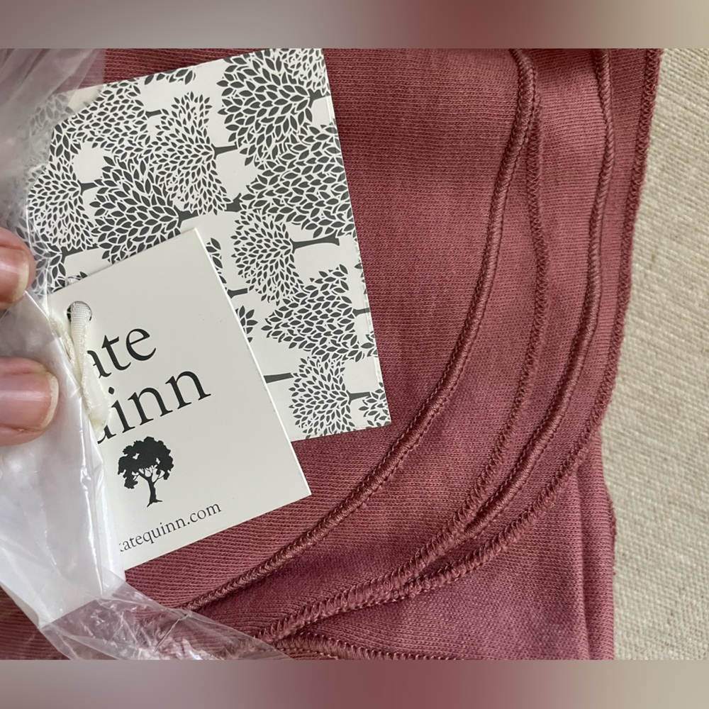 Kate Quinn single layer swaddle blanket new rose